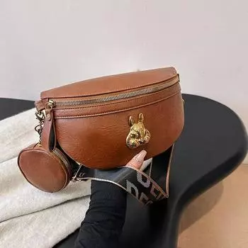 Премиальные фактурные женские сумки, модные поясные сумки, нагрудные сумки, иностранные надувные сумки, модные сумки-мессенджеры через плечо. коричневый