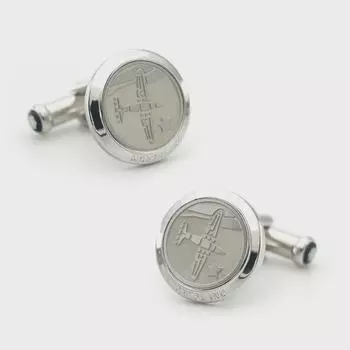 Премиальные французские запонки: Гальванизированные пуговицы для рубашки с рисунком цветка сливы для мужчин 18K Gold белый