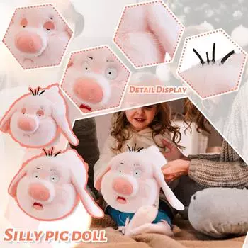 Премиальные плюшевые игрушки, забавные летающие свиньи, милые фигурки свиней, торговые центры, супермаркеты, игровые автоматы, подарочные куклы для обмена One Size