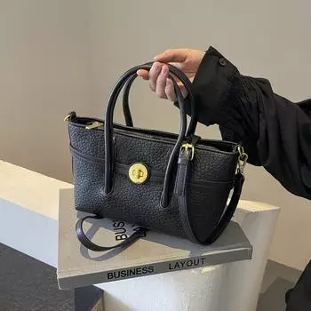 Премиальные ретро-сумки-тоуты и сумки через плечо One Size чёрный