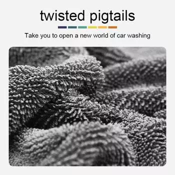 Премиальные салфетки для сушки автомобиля, чрезвычайно впитывающие, серые, из микрофибры, для мытья автомобиля, утолщенные, мягкие, для чистки стекла, 60 X 50 см