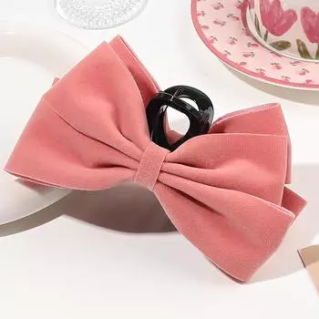 Премиальные заколки для волос для женщин, заколки-банты для густых и тонких волос, большие нескользящие заколки-банты черного цвета