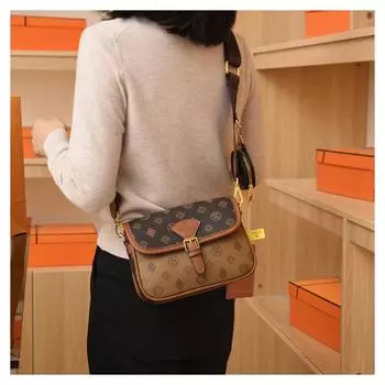 Премиальные женские сумки Новые модные маленькие квадратные сумки Универсальные сумки-мессенджеры через плечо
