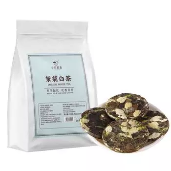 Премиальный белый чай с жасмином, искусно спрессованный для непревзойденного аромата и вкуса Tasting package 75g