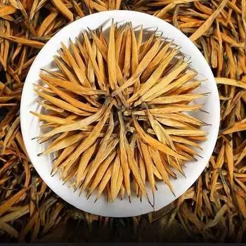 Премиальный чай Dianhong Dajinjin 2023 года, новый, аутентичный черный чай из провинции Юньнань «Золотой шелк» 50g