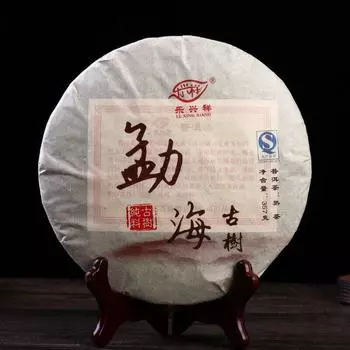 Премиальный чай Юньнань Пуэр Le Xingxiang Menghai Чайный пирог со спелым древним деревом 357г
