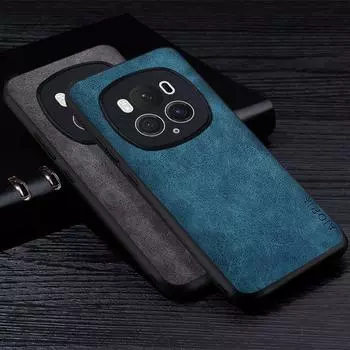 Премиальный чехол для телефона из искусственной кожи для Honor Magic 6 Pro Lite, устойчивый к царапинам однотонный чехол для Honor Magic 6 Pro Case Magic 6 коричневый