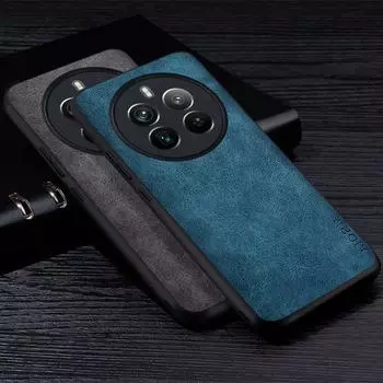 Премиальный чехол для телефона из искусственной кожи для Realme 12 Pro Plus 5G, устойчивый к царапинам однотонный чехол для Realme 12 Pro Case Realme 12 5G коричневый