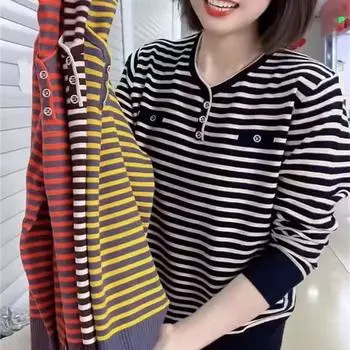 Премиальный и удобный вязаный свитер для женщин, отлично подходит для весны и осени M