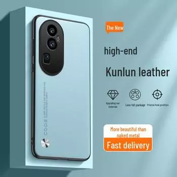 Премиальный кожаный кевларовый чехол для телефона Oppo Reno10 - защита от падений для Reno9pro и Reno8 oppo Reno3pro