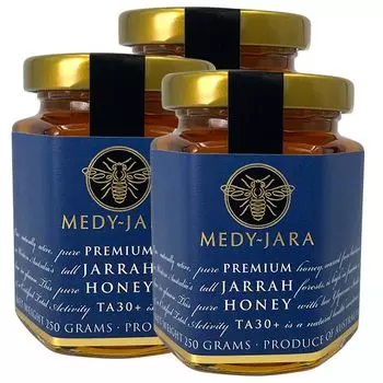 Премиальный мед Джала ТА 250 г x 3 шт. Ненагретый сырой мед. Такая же оздоровительная активность, как и у меда Манука 30+