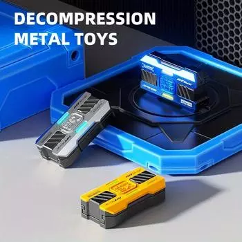 Премиальный металлический слайдер Fidget Slider - Earl s Armor Series Механическая игрушка для снятия стресса для взрослых Светящееся в темноте средство для снятия стресса