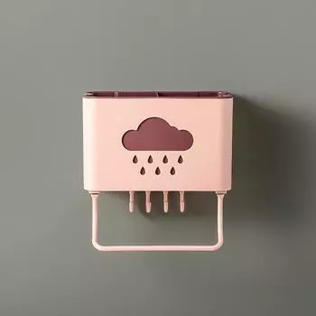 Премиальный многофункциональный держатель для кухонных палочек и столовых приборов с дренажной подставкой без сверления