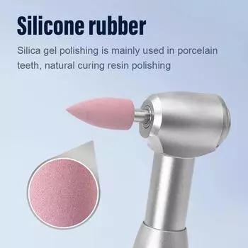 Премиальный набор для полировки зубов, исключительные результаты, легкость использования с любым низкоскоростным наконечником (12/10 шт., Розовый/Серый/Синий) 406 pink-10pcs