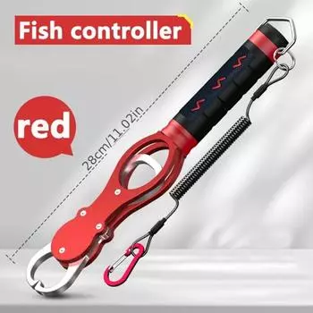 Премиальный рыболовный захват для губ со шкалой - прочный алюминиевый сплав контроллер для эффективного рыболовного инструмента «поймай и отпусти»