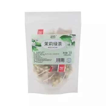 Премиальный зеленый чай с жасмином - ароматный чай из Китая 60 г