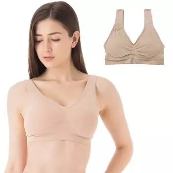 Premier Instant Beauty Body Style Stress Relief Easy Bra Wireless Bra бежевый M (1 кусок)