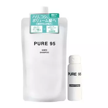 Премия Anan Mote Cosmetics Award в сентябре Шампунь PURE95 с аминокислотами Эксклюзивный салонный продукт Palming Japan Pure 95 Refill 700 мл Пробный кондиционер для волос