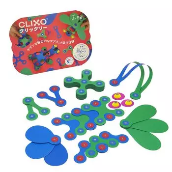 Премия за хороший дизайн 2024 года, победитель Good Toy 2024 года, Langs Japan Click Saw CLIXO Pack, синяя магнитная развивающая игрушка, сборочная игрушка STEM Education, магнитный блок