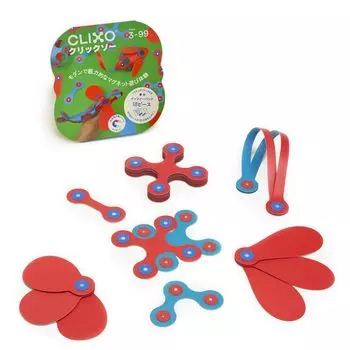 Премия за хороший дизайн 2024 года, победитель Good Toy 2024 года, Langs Japan Click Saw CLIXO Pack, магнит-фламинго, развивающая игрушка, сборочная игрушка STEM Education, магнитный блок