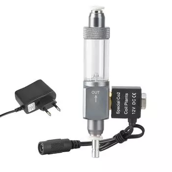 Premium Aquarium CO2 Control Valve With Anti Backflow Design For Fish Tank Plant Growth System Aluminum Alloy Bubble Counter