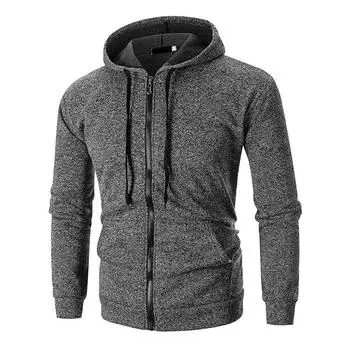 Premium Athletic Mens Soft Sherpa Zip Up Hooded Hoodie Sweater Jacket Coat Tag M=US XS