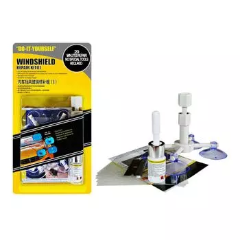 Премиум-комплект для ремонта трещин на лобовом стекле автомобиля, набор инструментов для сколов на лобовом стекле, герметик для стекла, полировка автомобильных стекол