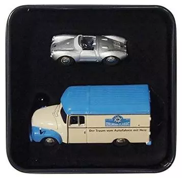 Premium ClassiXXs EdelweiB Classic Set 2014 Грузовик Porsche 550A Готовое изделие 1/87 (Блиц 1,75 т и Спайдер)