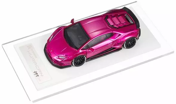 Premium Collection LIBERTY WALK Huracan LP610 Shocking Pink Completed Product LBPERFORMAN 1/64 LB-WORKS