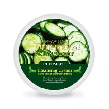 Премиум Deoproce Clean and Deep Cucumber Cleansing Cream 300g