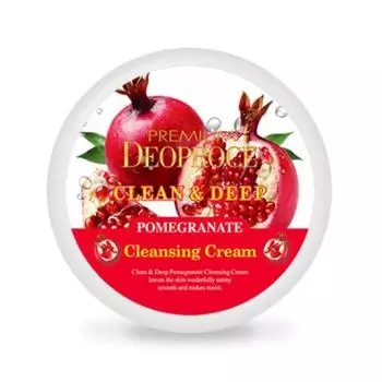 Premium Deoproce Clean and Deep Pomegranate Cleansing Cream 300g - Очищающий крем с экстрактом граната