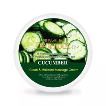 Премиум Deoproce Clean & Moisture Cucumber Massage Cream 300g