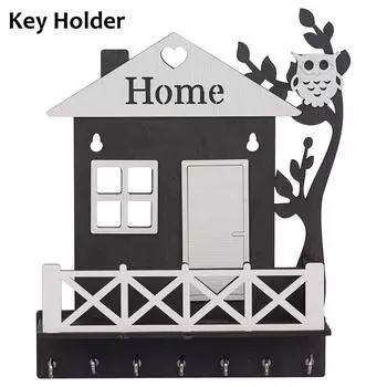 Премиум деревянная вешалка для ключей для дома, держатель ключей для декора дома/офиса, держатель ключей для настенного декора