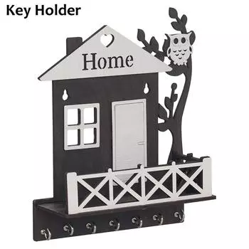 Премиум деревянная вешалка для ключей для дома, держатель ключей для декора дома/офиса, держатель ключей для настенного декора