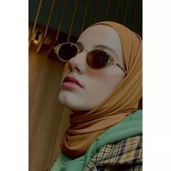 Премиум Джерси Хиджаб Абрикос