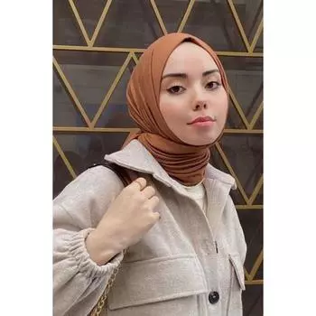 Премиум Джерси Хиджаб Кофе