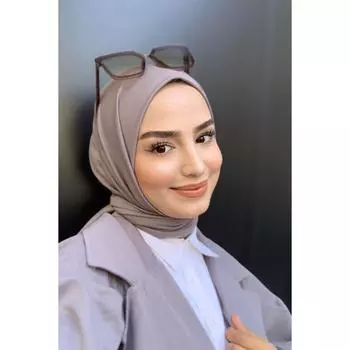 Премиум Джерси Хиджаб Серый