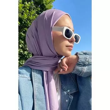 Премиум Джерси Хиджаб Сиреневый