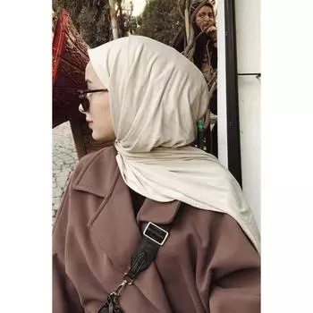 Премиум Джерси Хиджаб Стоун