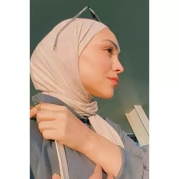 Премиум Джерси Хиджаб Стоун