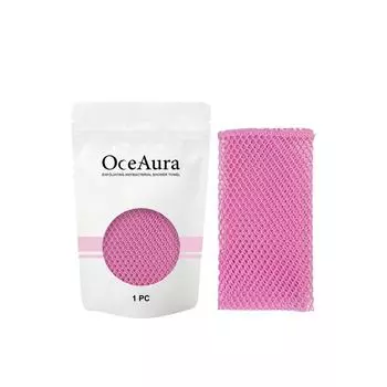 Premium Exfoliating Oceaura Bath Towel Crafted From Carbon Fiber For Gentle Cleansing