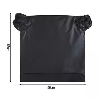 Premium Film Changing Bag Darkroom Bag Double Layered Silver Shade Fabric Black M