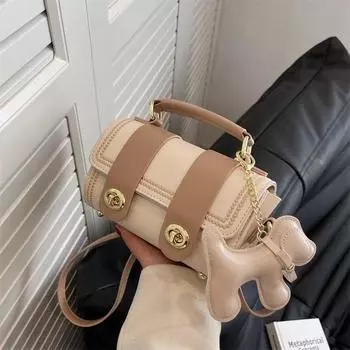 Премиум иностранный стиль маленькая сумка женская текстура сумка мессенджер популярная мода плечо маленькая квадратная сумка хаки