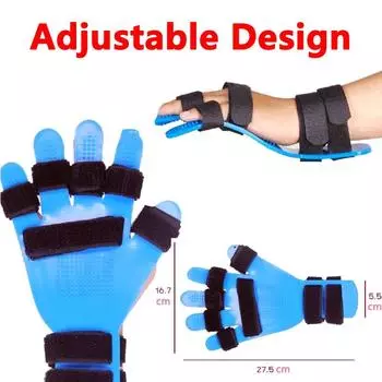 [Премиум-качество] Регулируемая тренировка для восстановления пальцев, восстановление пальцев и ладоней, ручная поддержка запястья, поддержка запястья