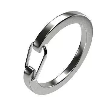 Премиум-брелок с зажимом C-образной формы, быстросъемная пружинная застежка, открывающаяся цепочка для ключей, разъемные кольца C-типа, держатель для ключей для автомобиля, прочный ключ