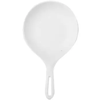 Премиум меламиновый поднос для еды, большая тарелка для закусок, десертов, пасты, портативная, легко моющаяся микроволновая печь, холодильник белый