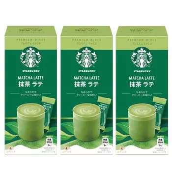Premium Mix Matcha Latte Stick Coffee 4P x 3 коробки Nestl Starbucks®