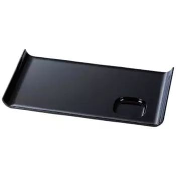 Premium Nigiri Sushi 92cm Sauce Heian Style Serving Black Lacquer with Made in Japan J-kitchens Plate, Plate, Shatter-Resistant Backing,