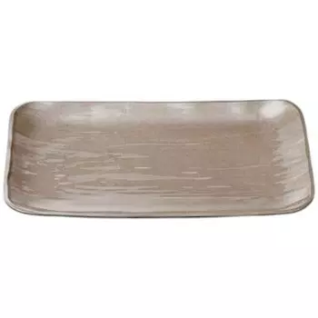 Premium Nigiri Sushi inch Long Rectangular Daiho Serving Champagne Gold with Black Made in Japan J-kitchens Plate, 1.5 (0.8 cm), Plate, Lacquer,