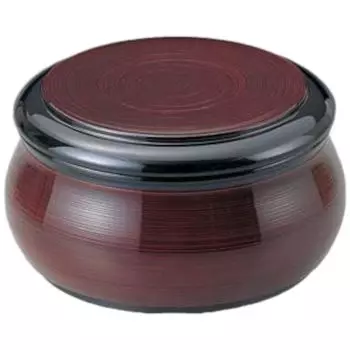 Premium Nigiri Sushi Jukan Chirashi Urushi with Black Made in Japan J-kitchens Plate, Interior,